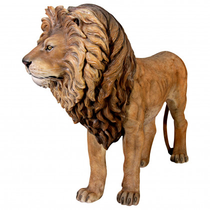 Toscano - Life-Size King of the Lions Statue