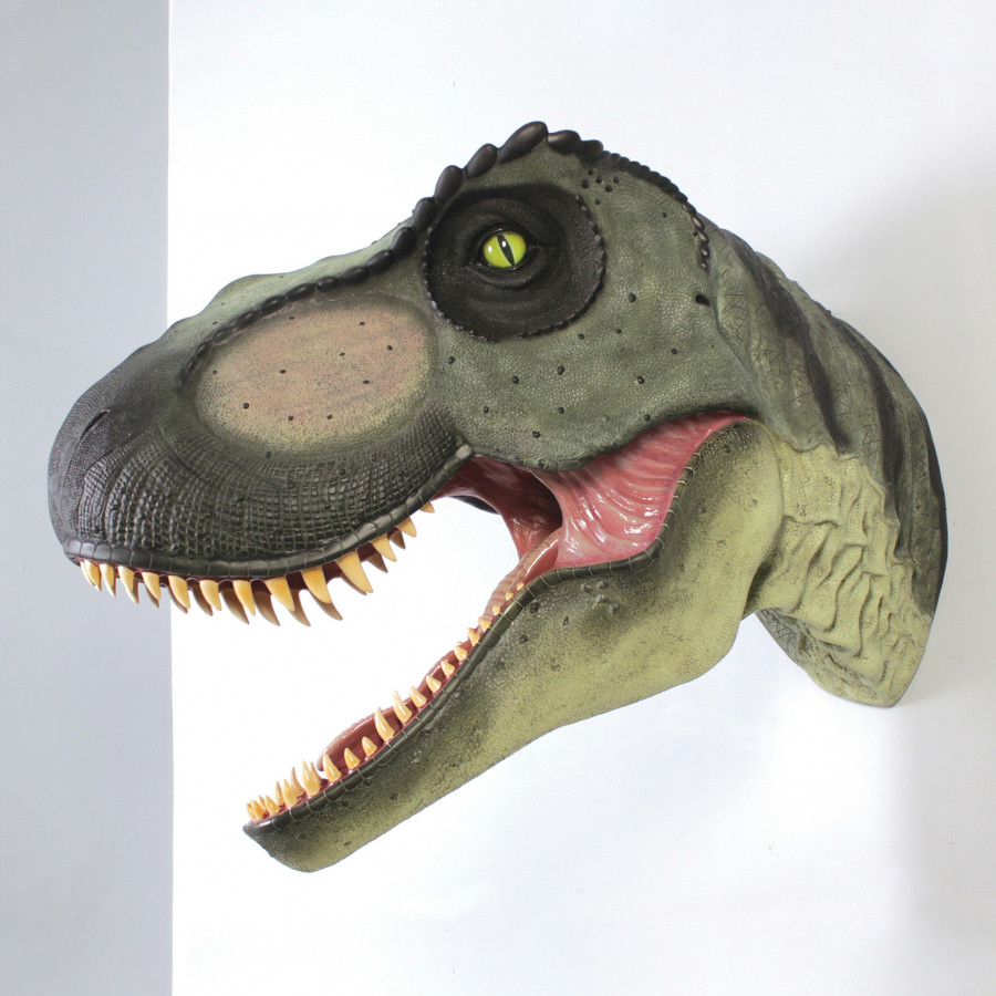 Toscano - Giant Tyrannosaurus Rex Dinosaur Wall Trophy