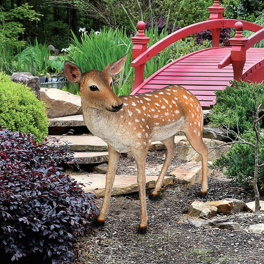 Toscano - Spotted Deer Forest Fawn Garden Statue