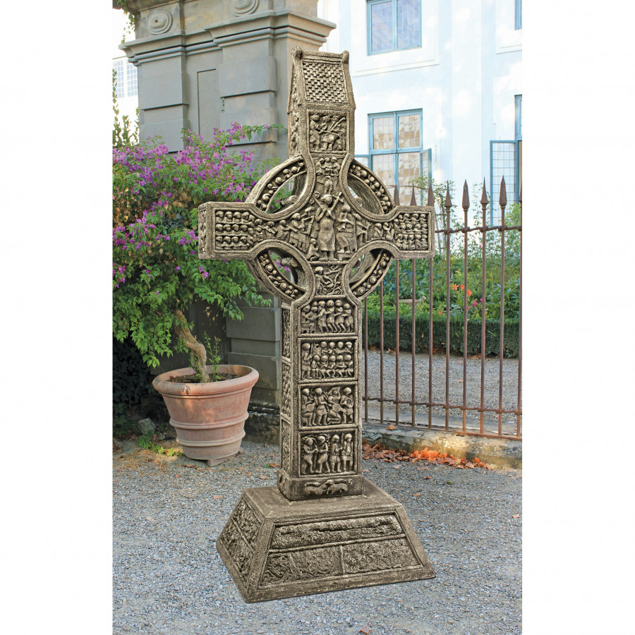 Toscano - Muiredach High Celtic Cross Grand Scale Statue