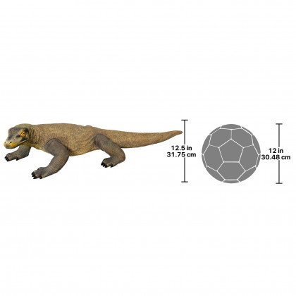 Toscano Grande-Scale Komodo Dragon Statue - Large