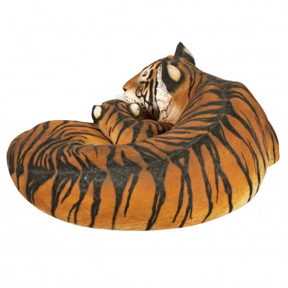Toscano - Life-Size Resting Bengal Tigress and Cub Statue