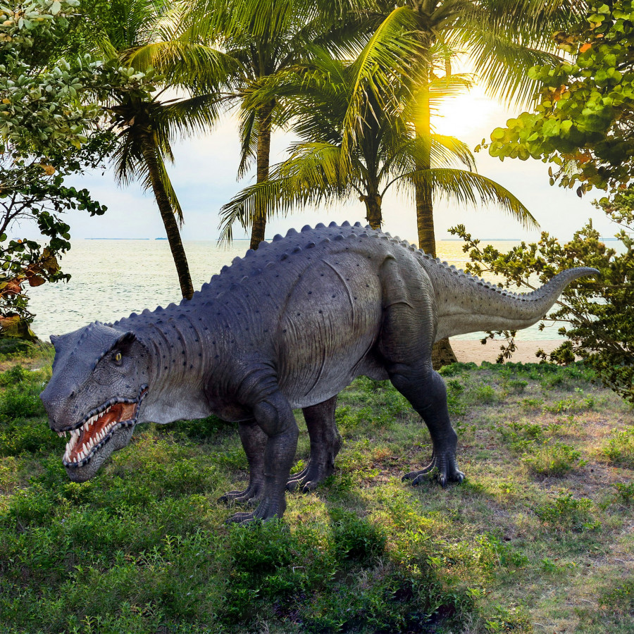 Toscano - Grand-Scale Postosuchus Dinosaur Statue
