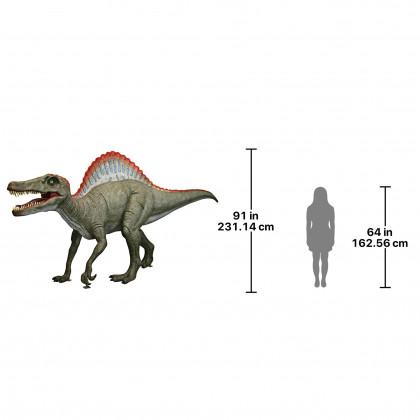 Toscano - Jurassic-Sized Spinosaurus Dinosaur Statue