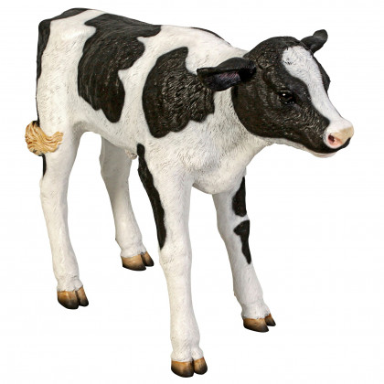 Toscano - Buttercupthe Life-Size Holstein Calf Dairy Cow Statue