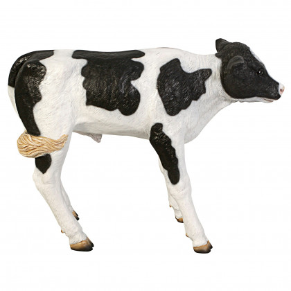 Toscano - Buttercupthe Life-Size Holstein Calf Dairy Cow Statue