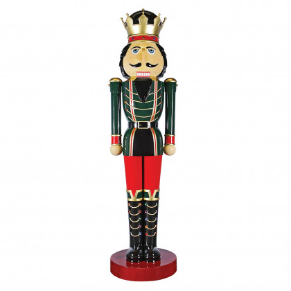 Toscano - Super-Scaled Holiday Nutcracker Statue