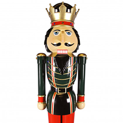 Toscano - Super-Scaled Holiday Nutcracker Statue