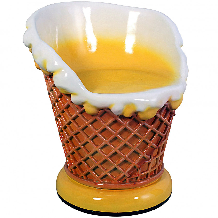 Toscano - Ice Cream Parlor Sculptural Chair in Fiberglass