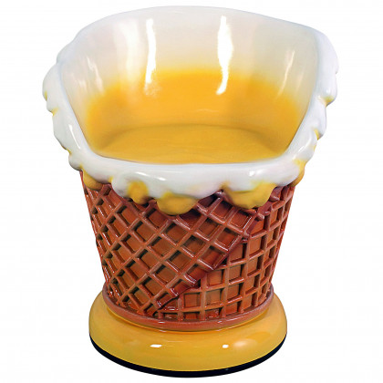 Toscano - Ice Cream Parlor Sculptural Chair in Fiberglass