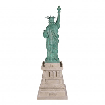 Toscano - Liberty Enlightening the World Grand-Scale Statue on Pedestal