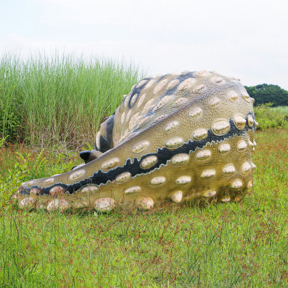 Toscano - Snoozing Giant Ankylosaurus Dinosaur Statue