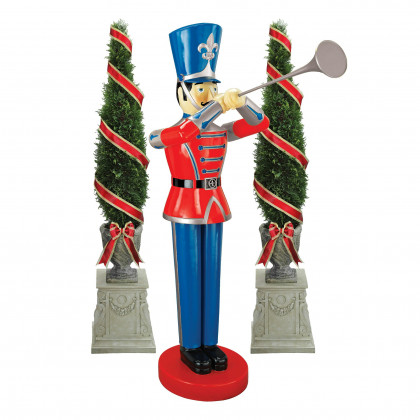 Toscano Trumpeting Soldier Statue - Large