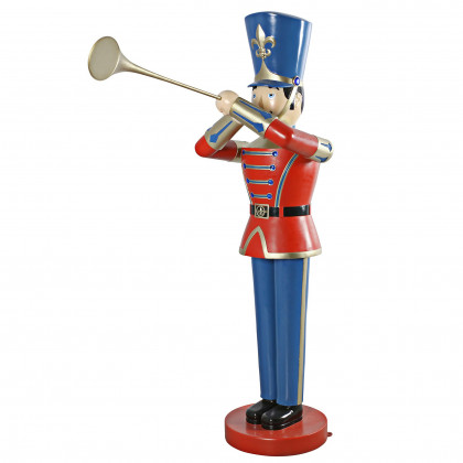 Toscano Trumpeting Soldier Statue - Large