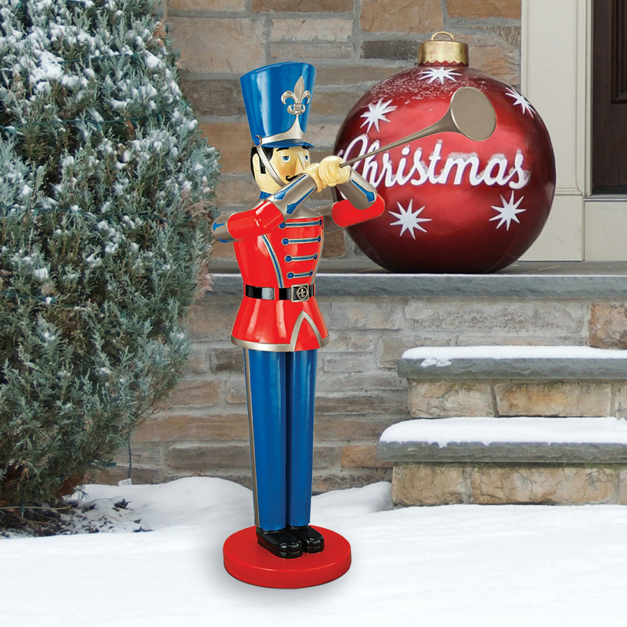 Toscano - Trumpeting Soldier Statue