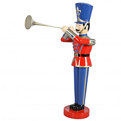 Toscano Trumpeting Soldier Statue - Medium