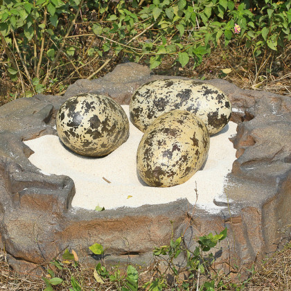 Toscano - Early Jurassic Theropoda Dinosaur Egg Fossil Statue