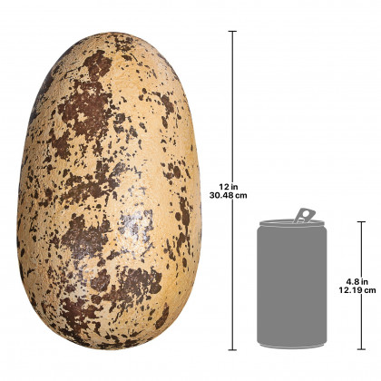 Toscano - Early Jurassic Theropoda Dinosaur Egg Fossil Statue
