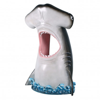 Toscano - Peek-a-Boo Hammerhead Shark Photo Op Statue