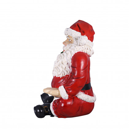 Toscano - Giant Sitting Santa Claus Statue with Photo Op Hand Seat
