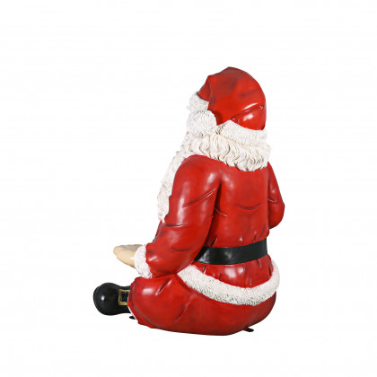 Toscano - Giant Sitting Santa Claus Statue with Photo Op Hand Seat