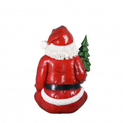 Toscano - Giant Sitting Santa Claus Statue with Photo Op Hand Seat