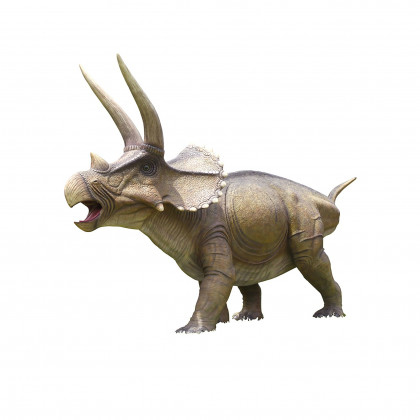Toscano - Giant Charging Titan Triceratops Dinosaur Statue