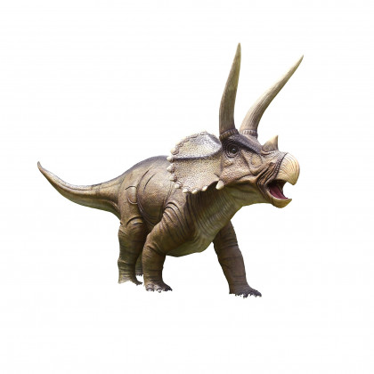 Toscano - Giant Charging Titan Triceratops Dinosaur Statue