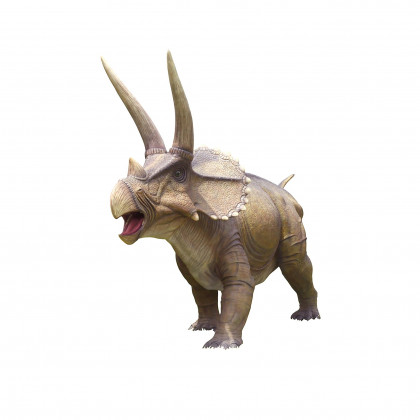 Toscano - Giant Charging Titan Triceratops Dinosaur Statue