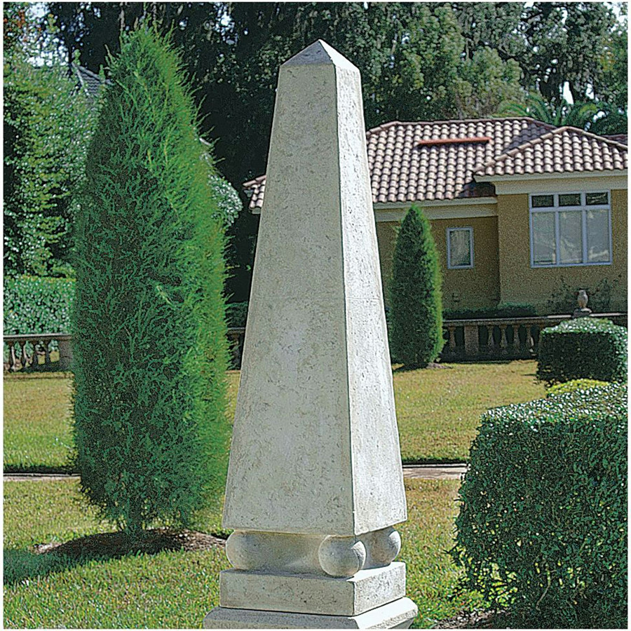 Toscano - Grande Garden Neoclassical Obelisk Statue
