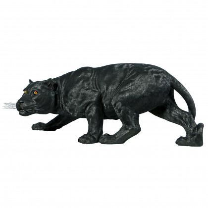 Toscano Shadowed Predator Black Panther Statue - Grande