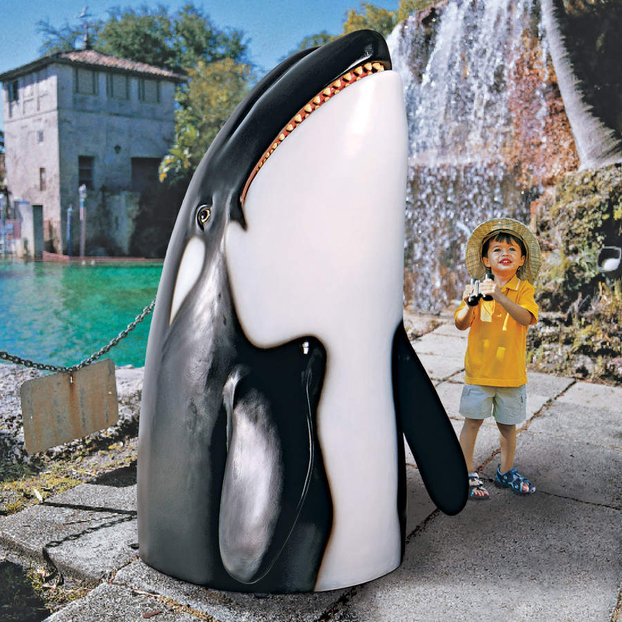 Toscano - Thar She Blows Killer Whale Statue