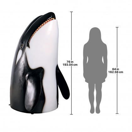 Toscano - Thar She Blows Killer Whale Statue