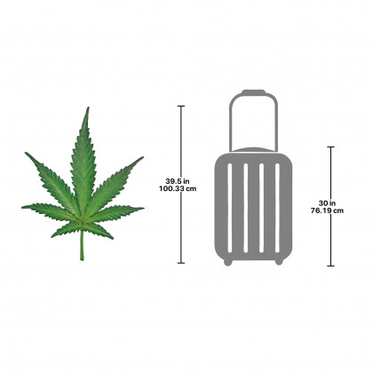 Toscano - Marijuana Leaf Cannabis Wall Sculpture