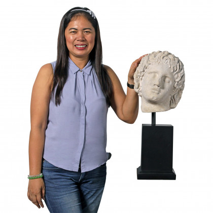 Toscano - Alexander the Great Sculptural Bust on Museum Mount