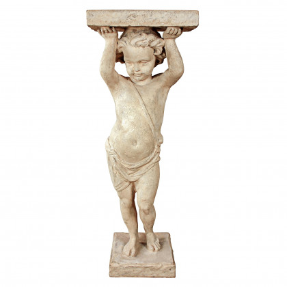 Toscano - Royal Palace Of Caserta Cherub Pedestal