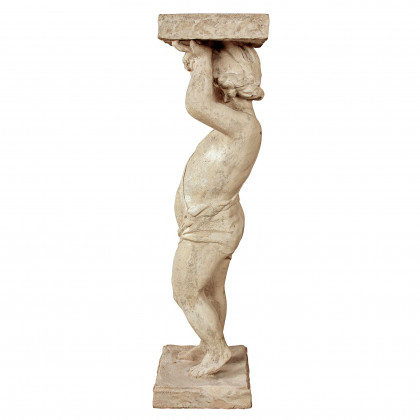 Toscano - Royal Palace Of Caserta Cherub Pedestal