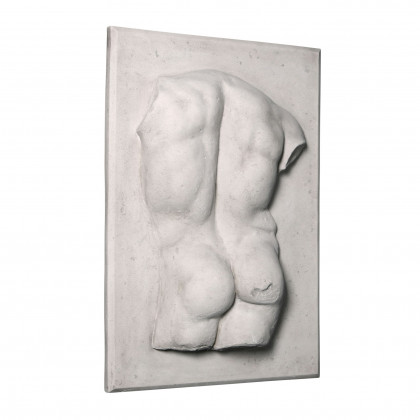 Toscano - Proper Back Classic Greek Torso Wall Sculpture