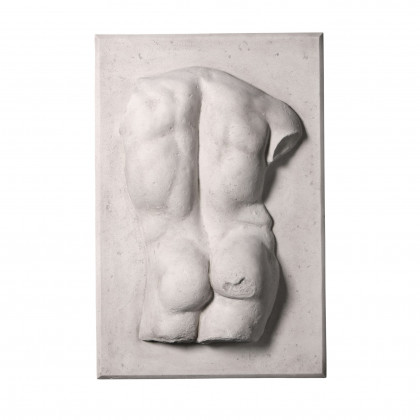Toscano - Proper Back Classic Greek Torso Wall Sculpture
