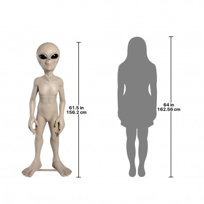 Toscano The Out-of-this-World Alien Extra Terrestrial Statue - Giant