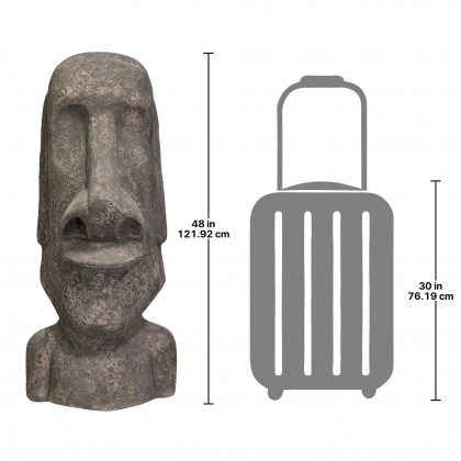 Toscano Easter Island Ahu Akivi Moai Monolith Statue - Extra Extra Large