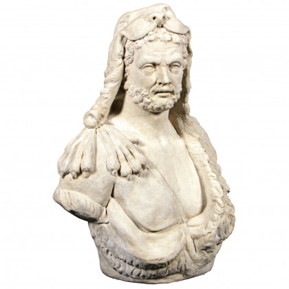 Toscano - Hercules the Great Greek God of Strength and Heroes Bust Statue