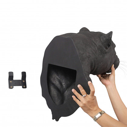 Toscano - Shadow Predator Black Panther Wall Sculpture