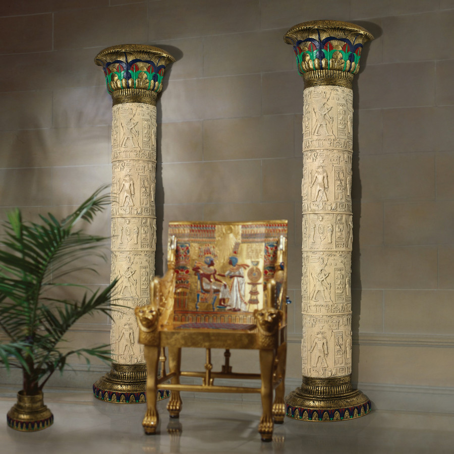 Toscano - Luxor Giant Wall Columns in Fiberglass