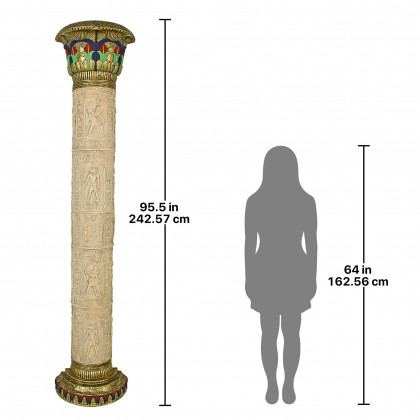 Toscano - Luxor Giant Wall Columns in Fiberglass