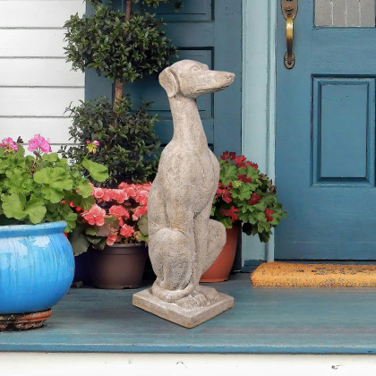 Toscano - Italian Greyhound Art Deco Whippet Sentinel Dog Statue