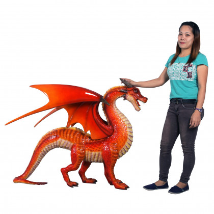 Toscano - The Red Welsh Dragon Statue
