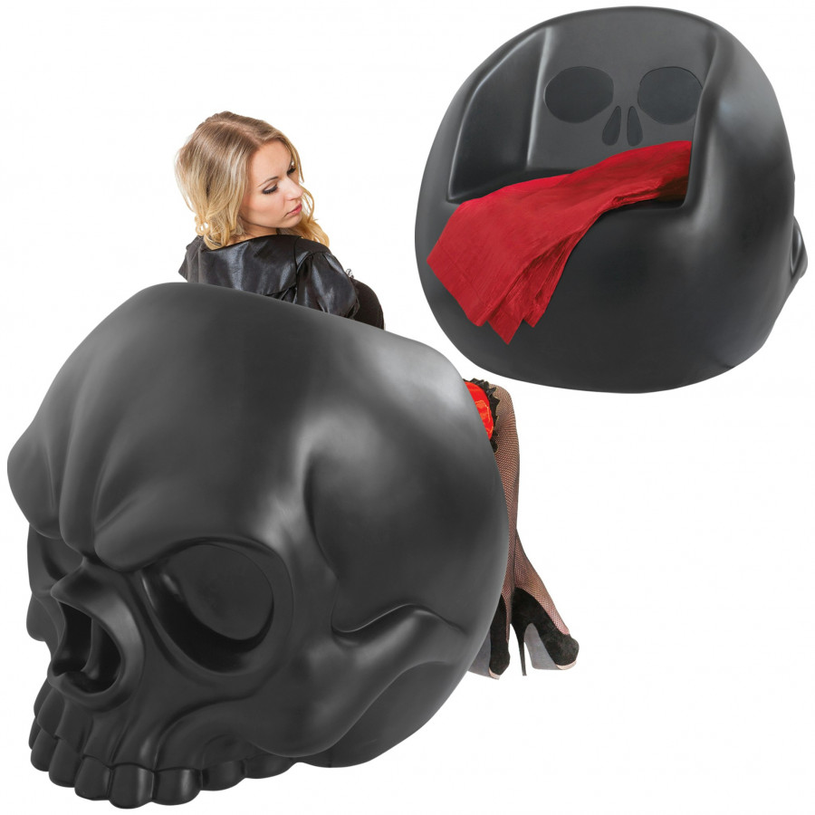 Toscano - Lost Souls Gothic Skull Sculptural Chair