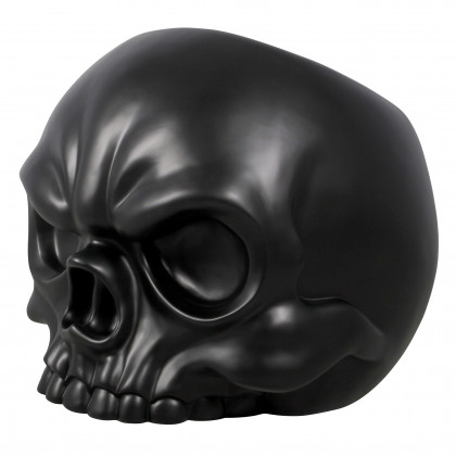Toscano Lost Souls Gothic Skull Sculptural Chair - Black