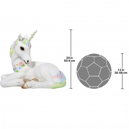 Toscano - Sparkle the Mystical Magical Resting Unicorn Statue
